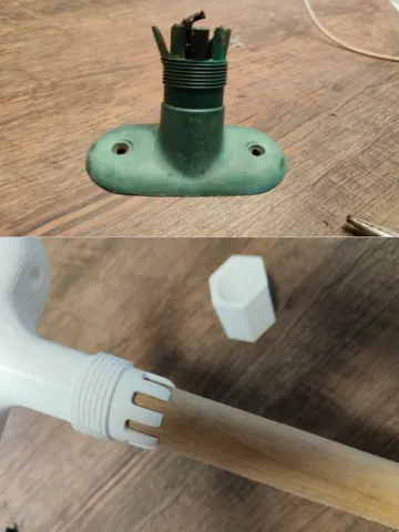 Modelo para impresión 3D: Besen / Gerätestielhalter — vista de referencia 2