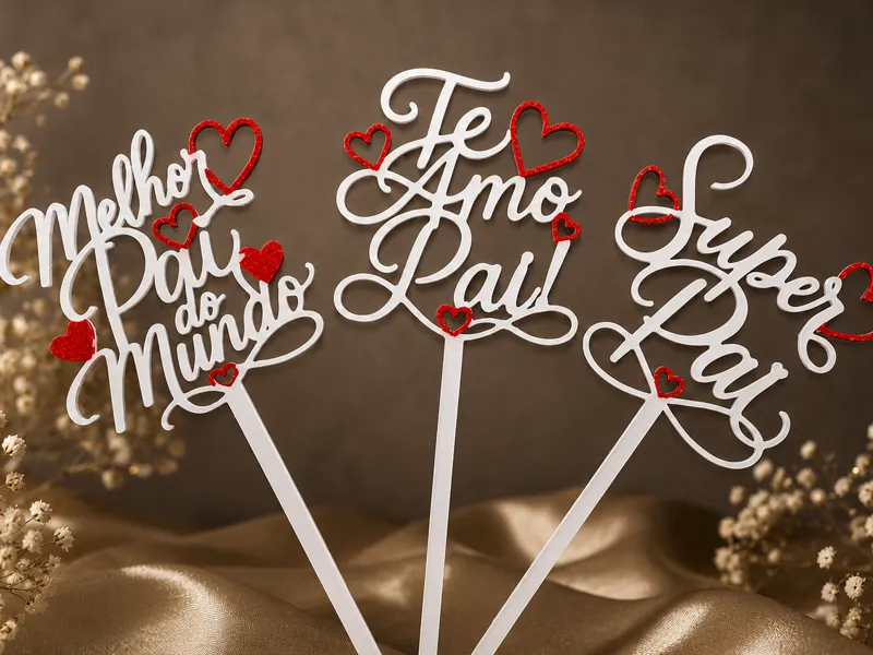 Father's Day Cake Topper Set#1 