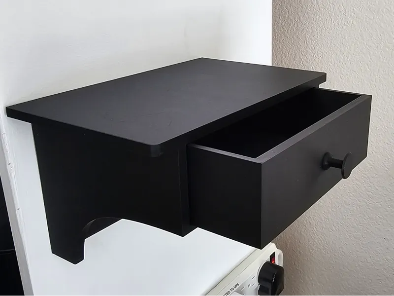 Wall Shelf with Drawer