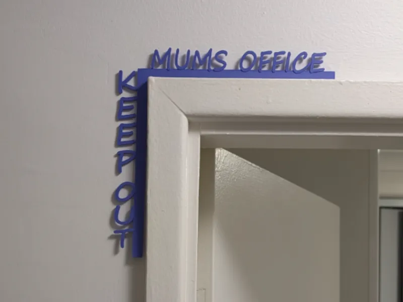 Mums Office door decoration