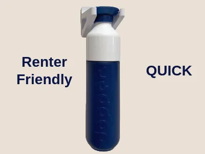 Dopper Bottle Wall Mount [Renter Friendly] V2