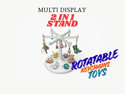 Multi Stand – 2 in 1 Keychain & Toys Display