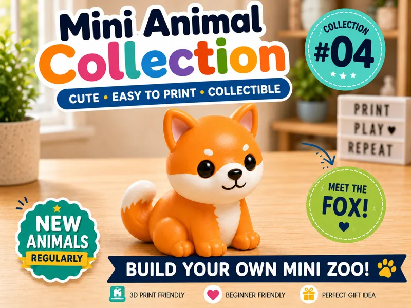 Mini Fox – Collection Mini Animal #04