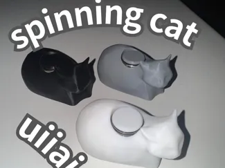 meme cat uiiaiu spinning cat fidget spinner