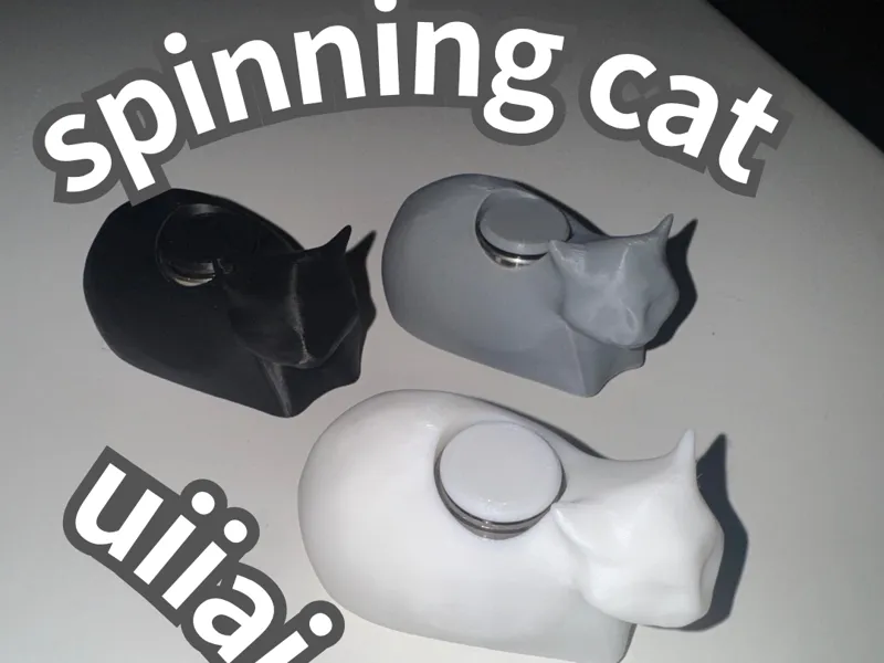 oiia meme cat uiiaiu spinning cat fidget spinner