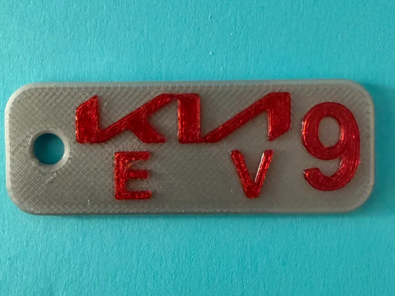 Kia EV9 Stylish Keychain - Automotive Edition