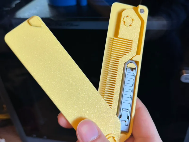 Foldable Travel comb set 