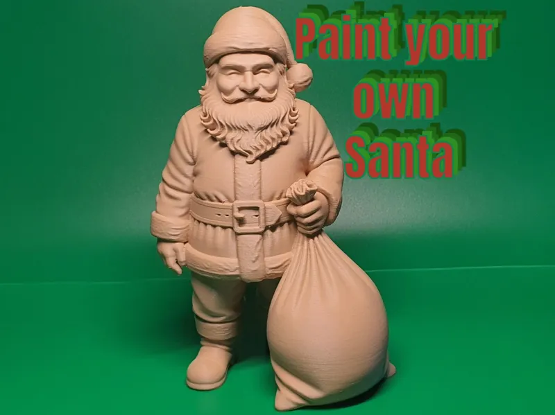 Classic Santa with Gift Sack *Paint your own*