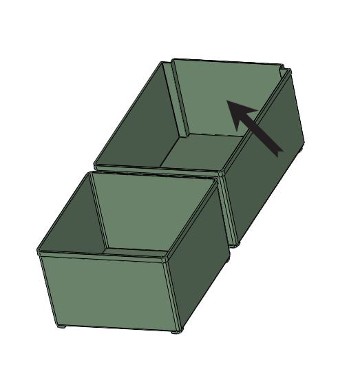 Miniatura 12 do modelo 3D Festool / Tanos Sortainer inserts