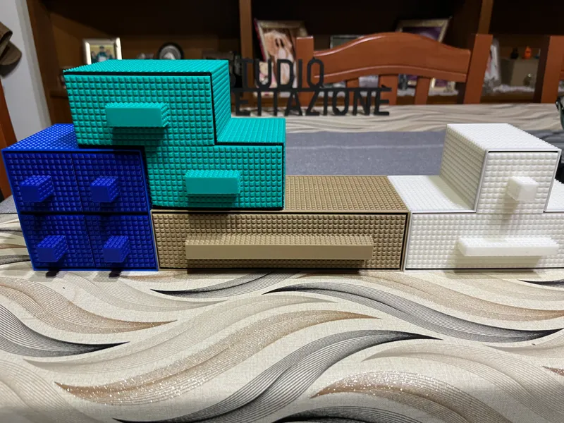 Tetris-style organizer