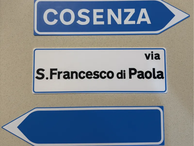 Italy Street & City Sign Set - Road Signs