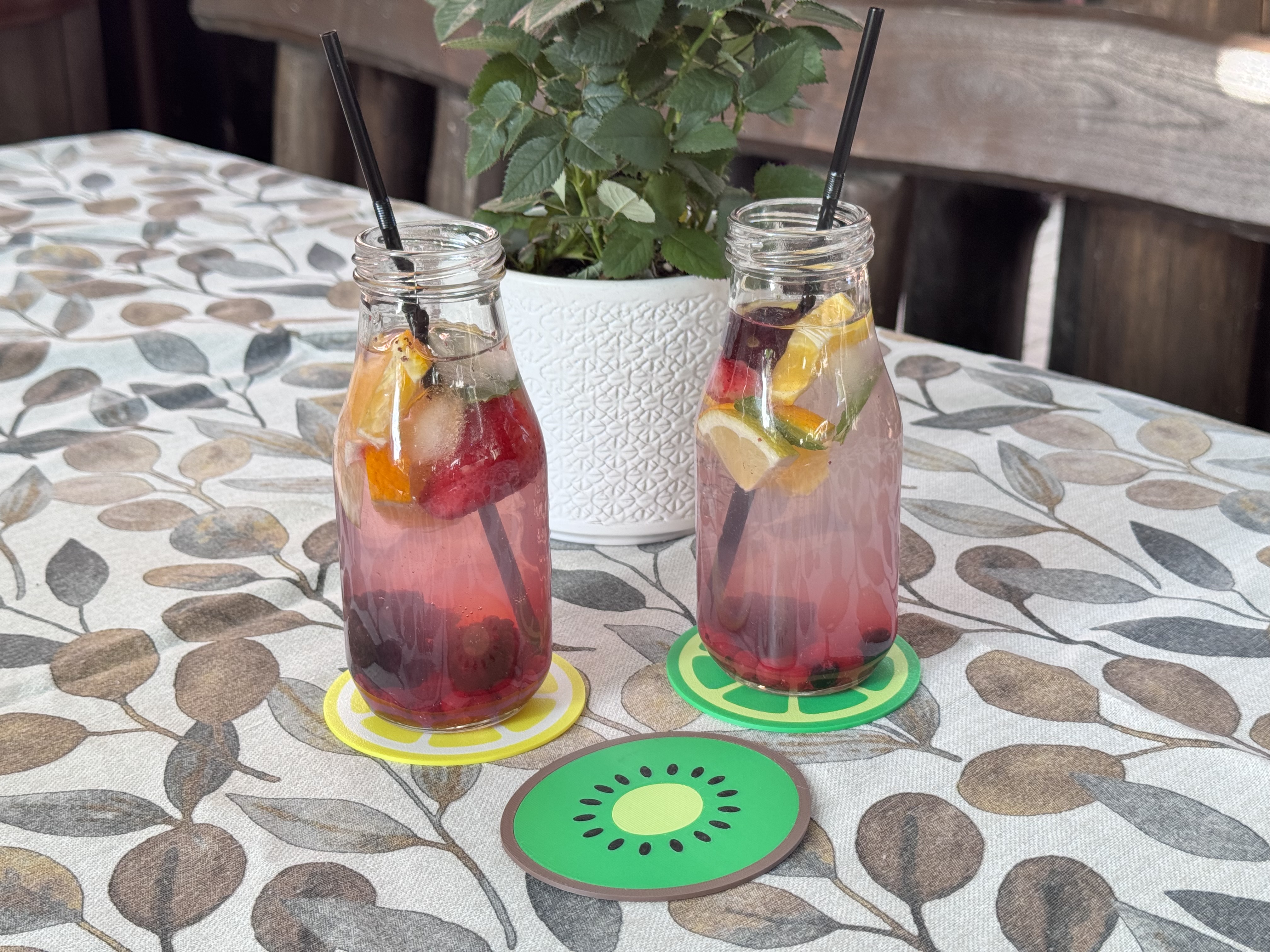 Miniatura 4 do modelo 3D Fruit coaster collection