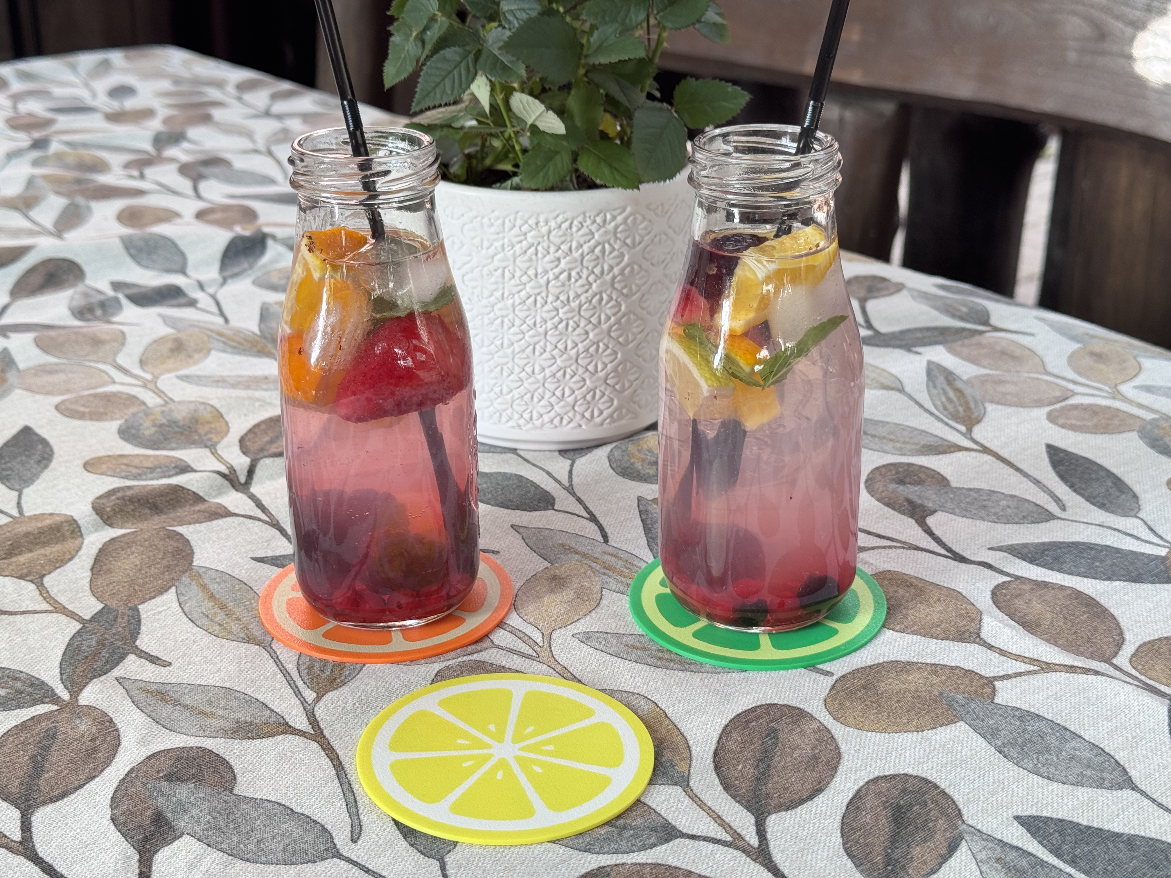 Miniatura 5 do modelo 3D Fruit coaster collection