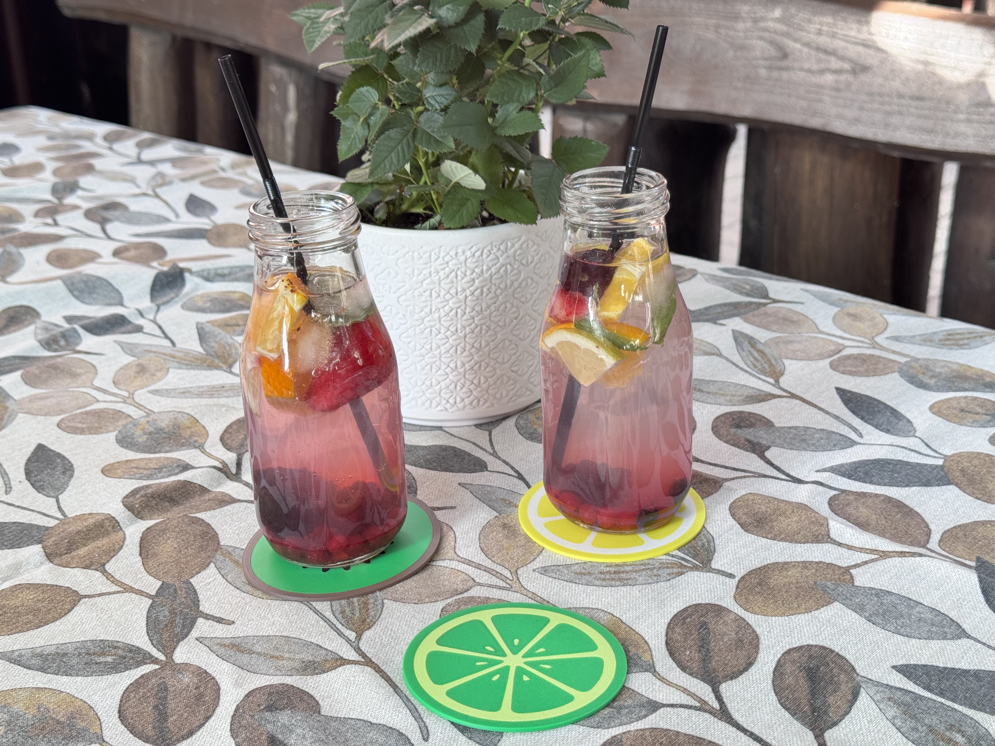 Miniatura 6 do modelo 3D Fruit coaster collection