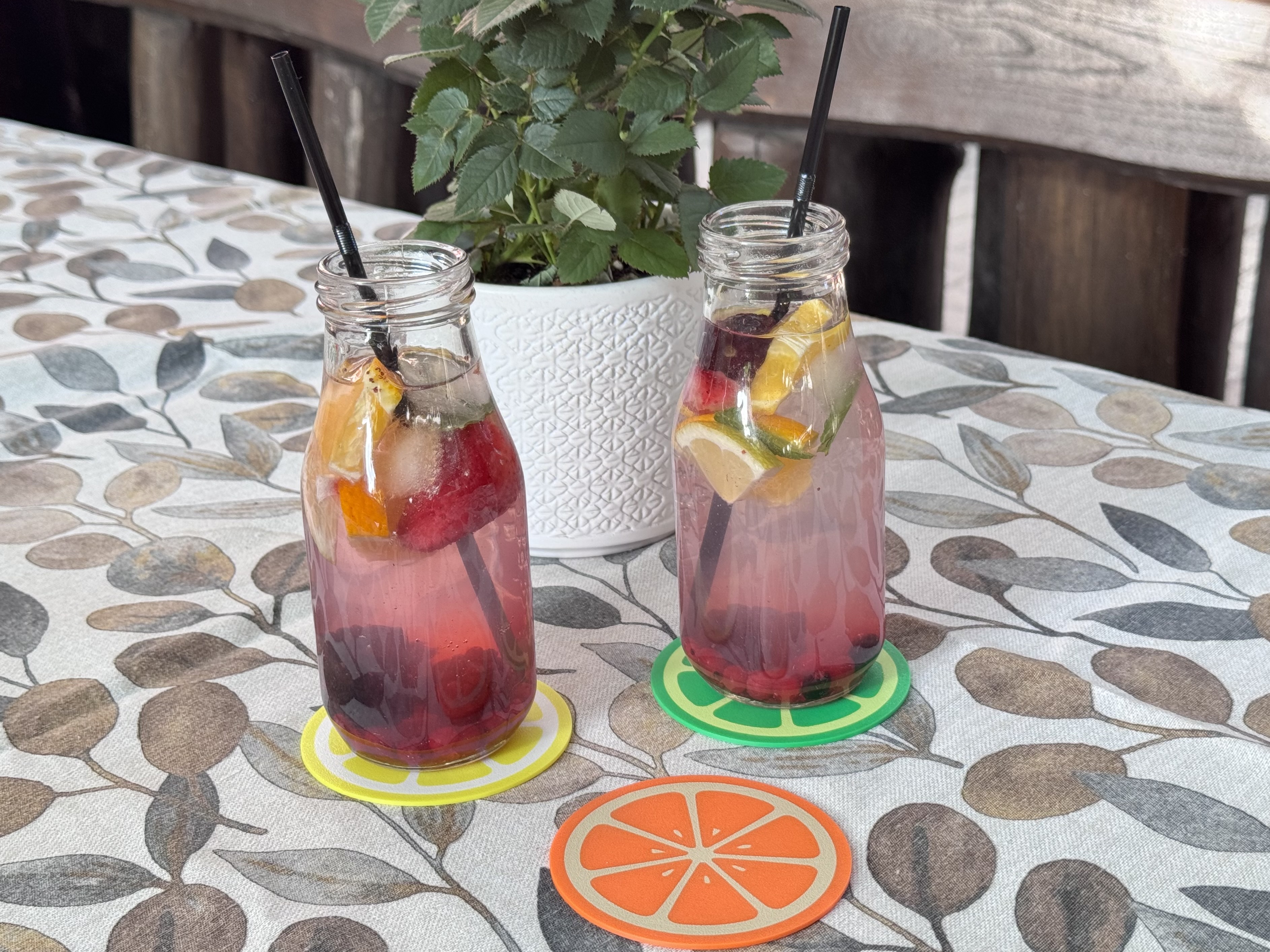Miniatura 7 do modelo 3D Fruit coaster collection