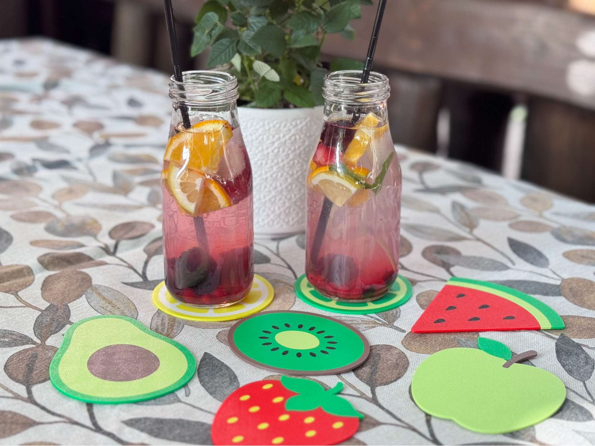 Fruit coaster collection
