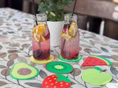 Fruit coaster collection