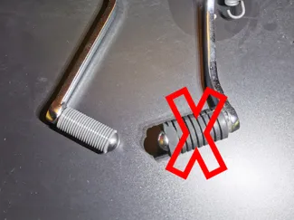 Gummi für Schalt- und Bremshebel 