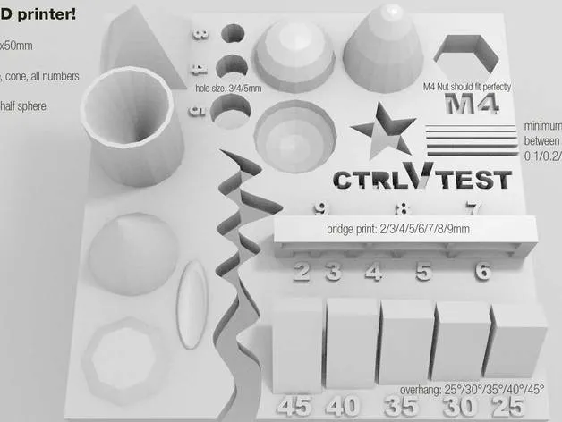 Test your 3D printer - 测试您的3D打印机