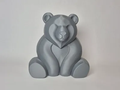 Stylized Bear Decorative Figure