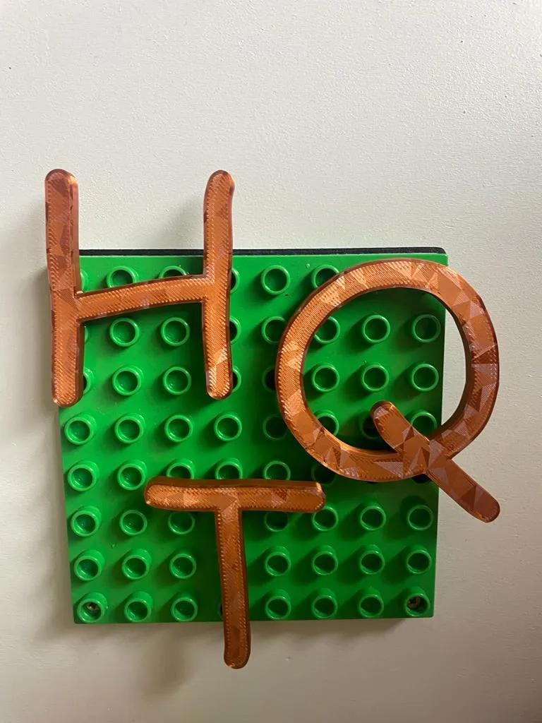 Lego Duplo Alphabet/Letters Comic Sans MS