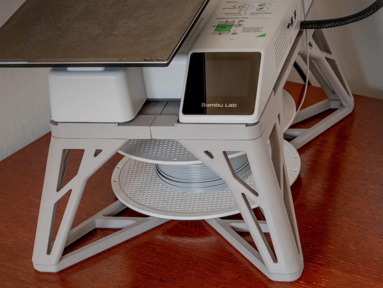 Bambu Lab A1 Mini Base | Upgrade | Spool Holder view 3