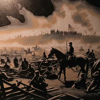 HueForge: Civil War - The Battle of Gettysburg