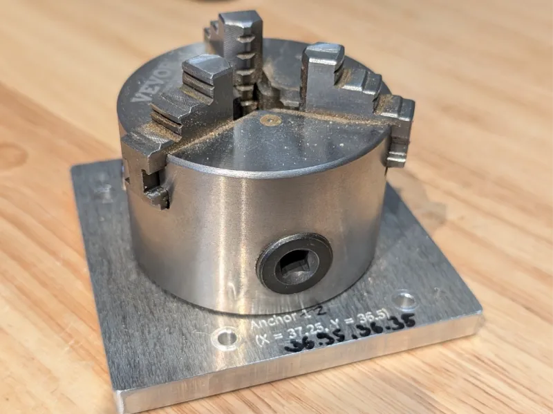 Carvera Air K11-80 lathe chuck mount