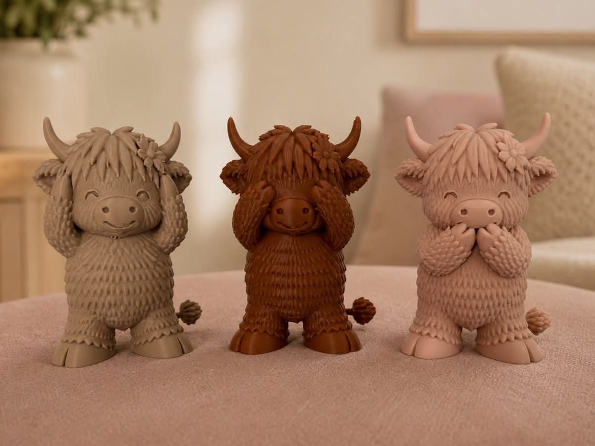 Cute Highland Trio - No Evil