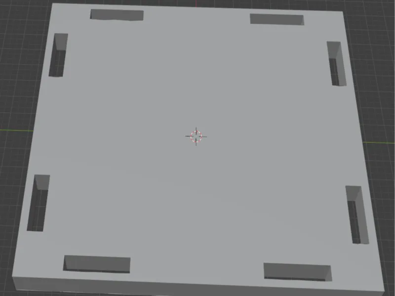 Floor, Back Wall, Side Walls, for Desk Bird House