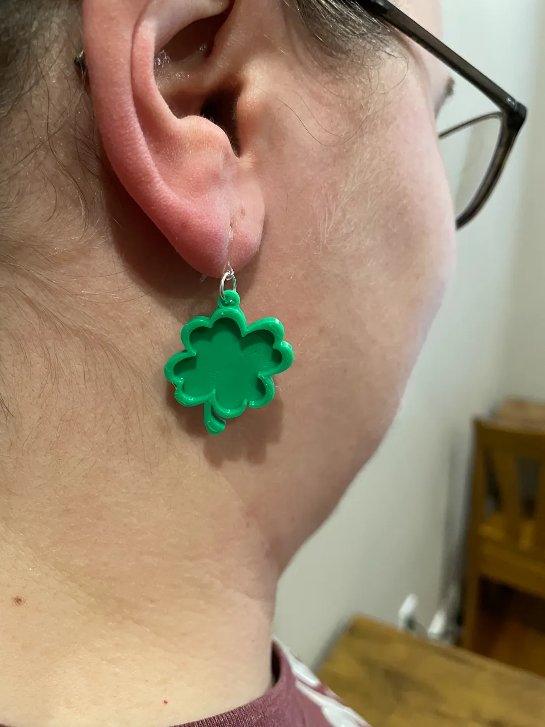 Four Leaf Clover Earrings view 2