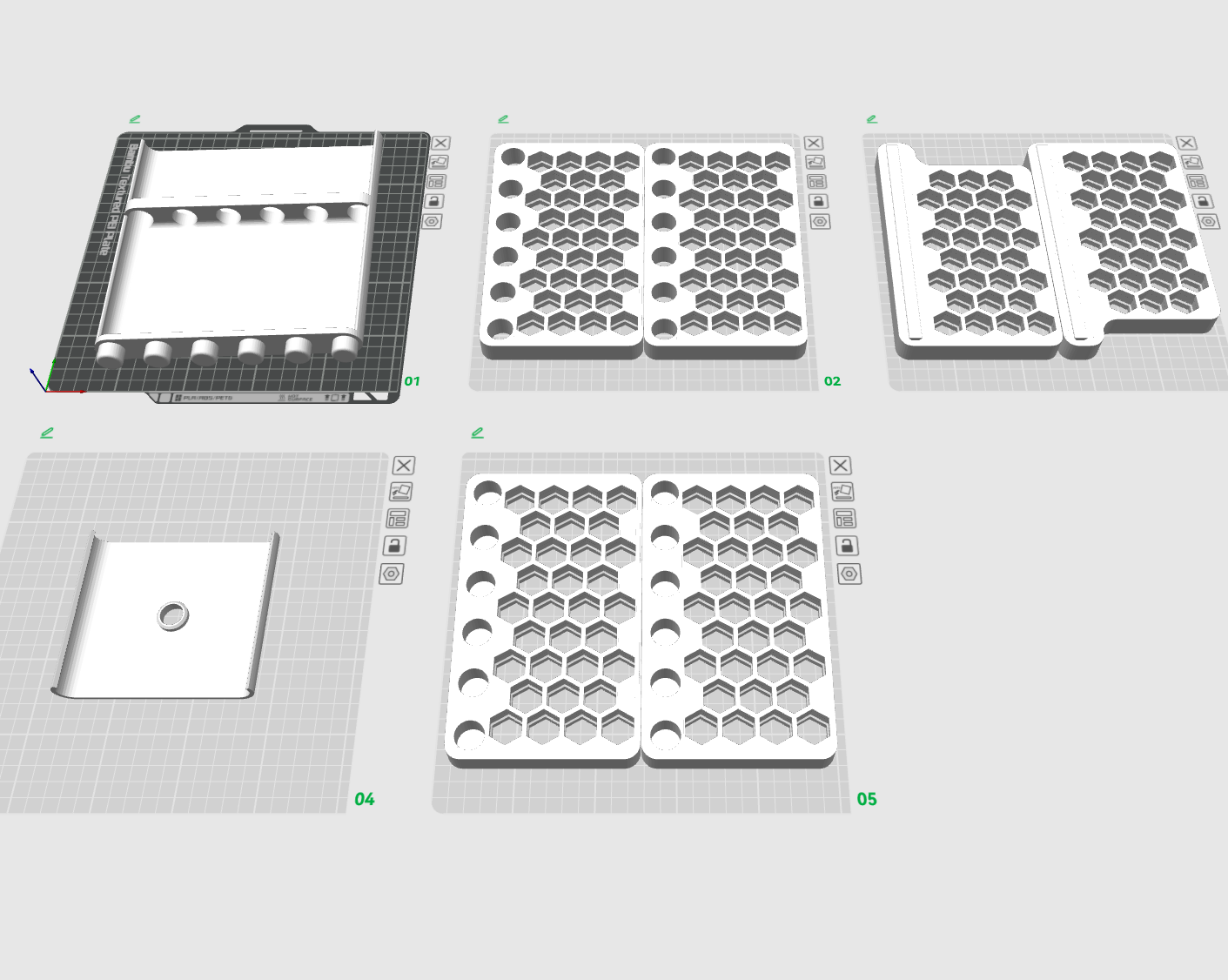 Miniatura 6 do modelo 3D Modular desk shelf - Full Basics Package