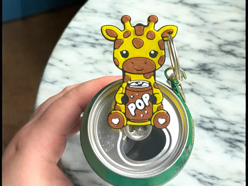 Giraffe Pop Can Tab Opener Tab Fairy