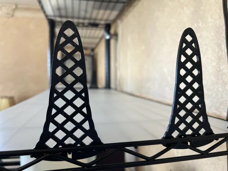 Wire Shelving Bookends for Amazon Basics Wire Rack Adjustable Storage Shelving Unit