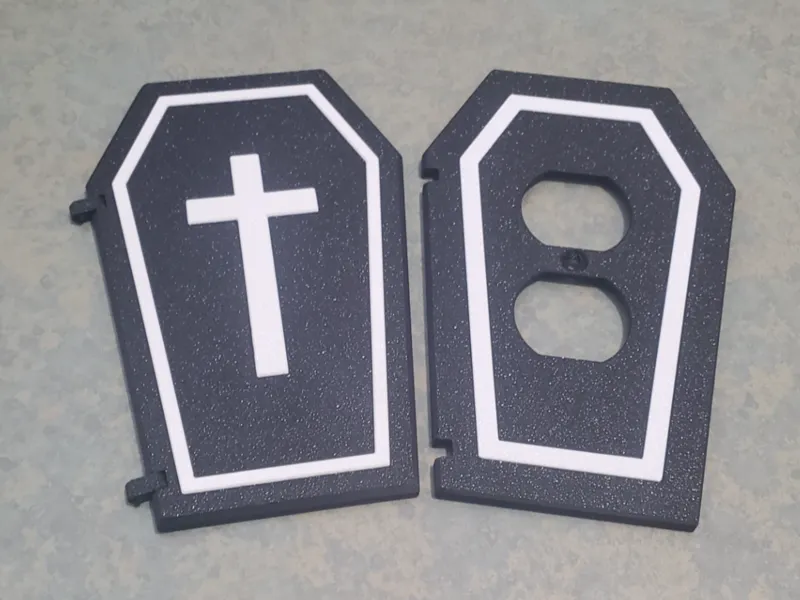 Coffin Outlet Cover With Lid