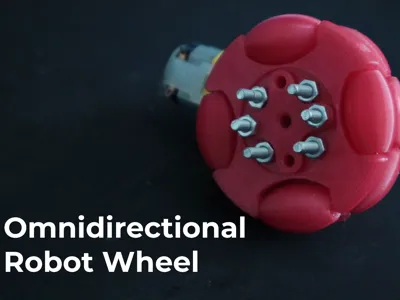 Omnidirectional Robot Wheel (58mm OD)