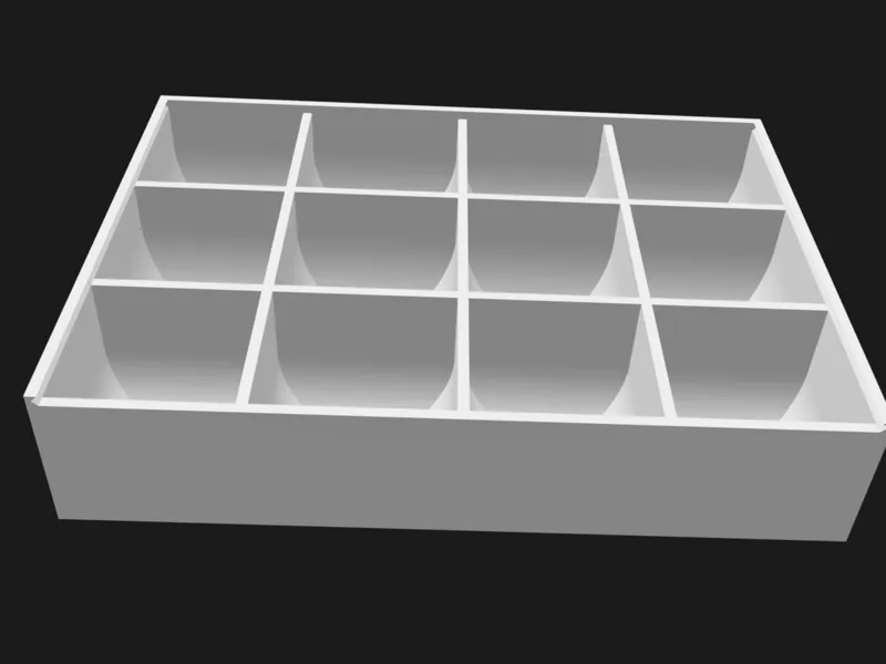 Box with sliding Lid to storage Resin Hole Plugs