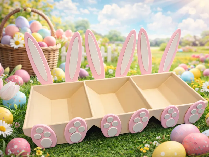 Easter Bunny Dish - No AMS