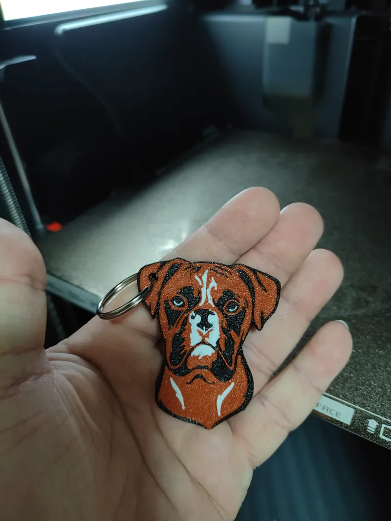 Boxer Keychain