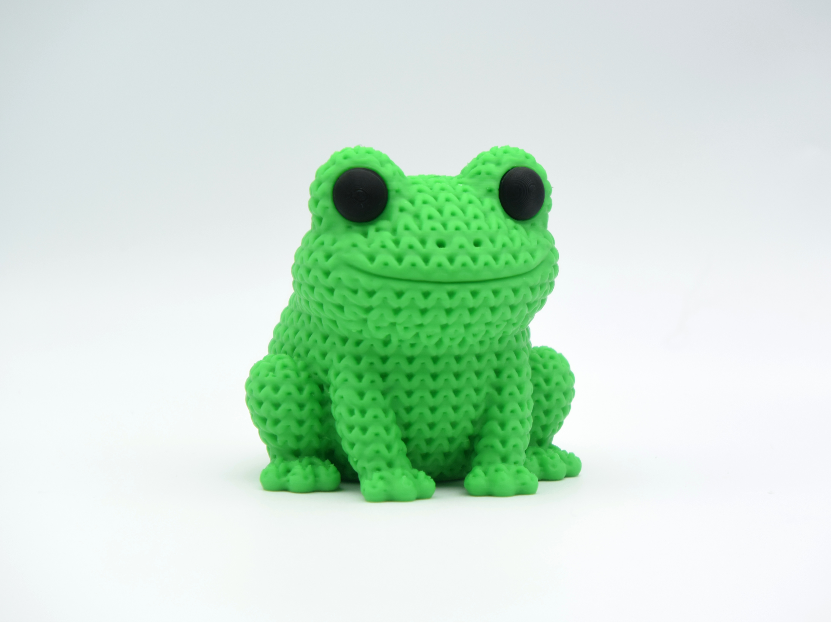 Miniatura 1 do modelo 3D Knitted Frog