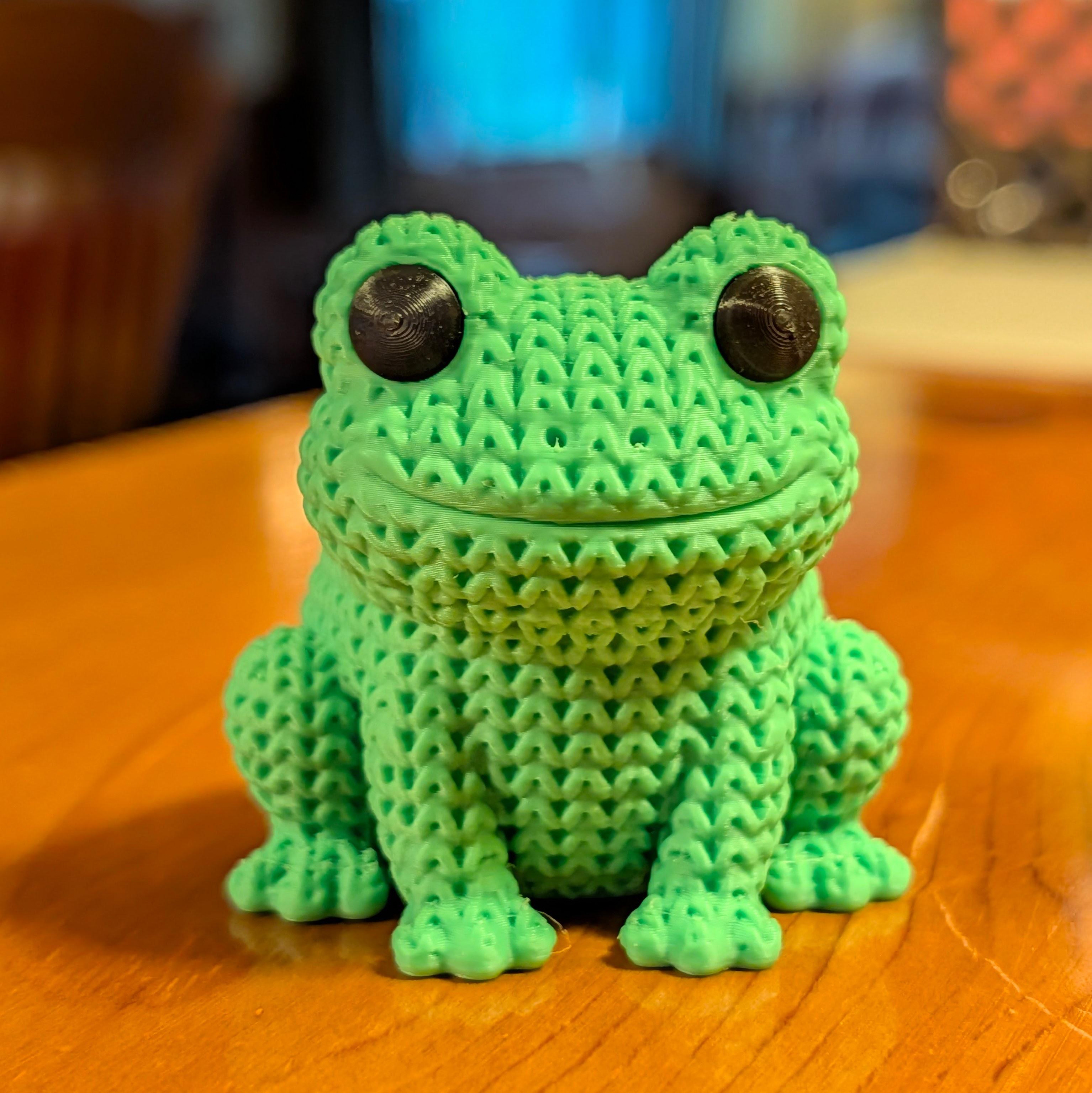 Miniatura 3 do modelo 3D Knitted Frog