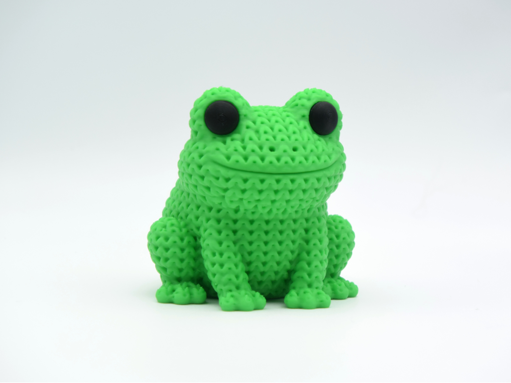 Knitted Frog