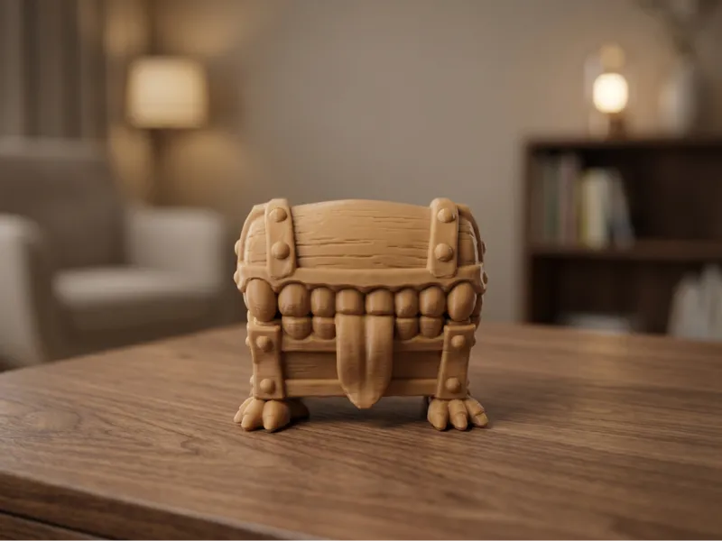 Mimic Treasure Chest - Fantasy Monster Chest