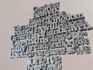Lord's Prayer Cross