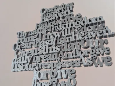 Lord's Prayer Cross