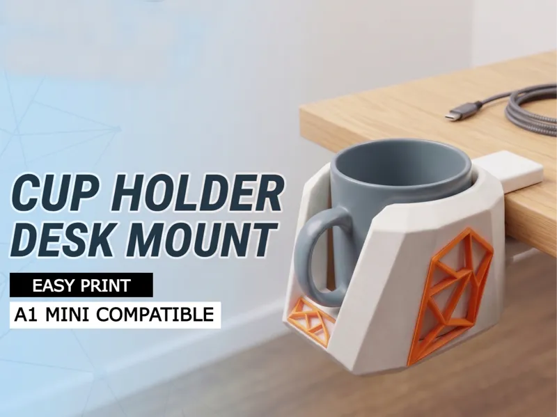 Cup Holder Desk Mount