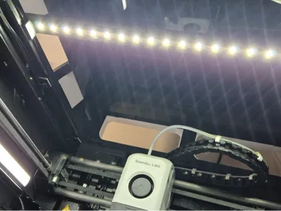 Adjustable LED Strip for BLV AMS Riser USB compatible.