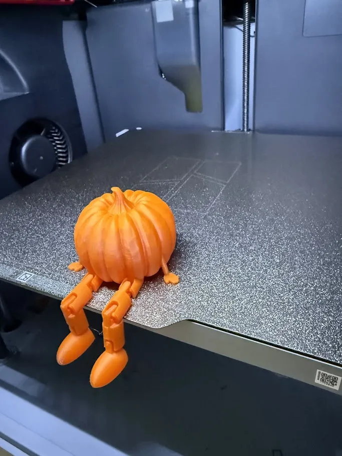 Flexi Articulated Pumpkin - Free 3D Print Model - MakerWorld