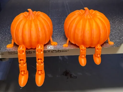 Flexi Articulated Pumpkin - Free 3D Print Model - MakerWorld