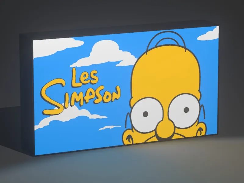 Lightbox Les Simpson "Homer"